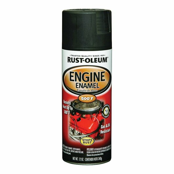 Rust-Oleum 12OZ LOW GL BLK AUTO ENGINE 248938